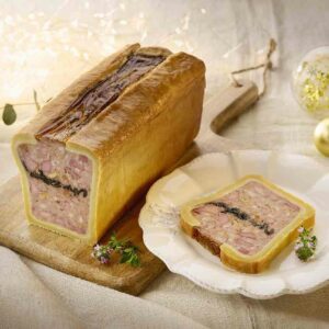 Pâté en Croûte Chapon et Trompettes de la mort