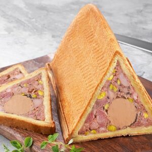 Pâté en Croûte Foie gras et Pistaches